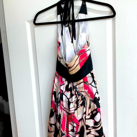 Beautiful 100% Silk Bebe backless dress! - Picture 4 of 7